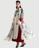 LULUSAR Red Reverie – Designer Printed Lawn Suit, 3 Piece Stitched Stuff: Good Quality Stitched 3 Piece Lawn – breathable, fluid & ultra-comfortableDesign: Monochrome botanical print with contrast red borders, boat neckline, batwing sleeves & side slits w